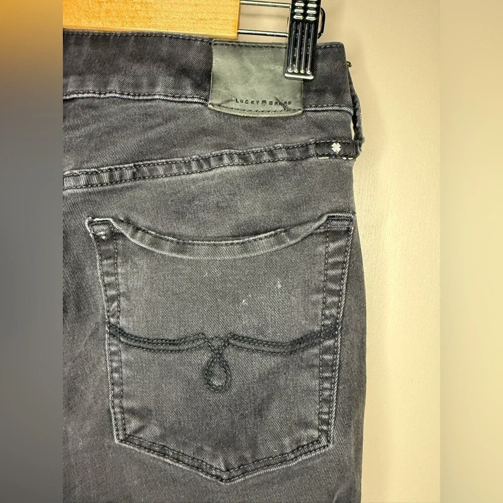 Lucky Brand Lolita Bootcut Jeans Black Low Rise Stretch Denim‎ Size 26